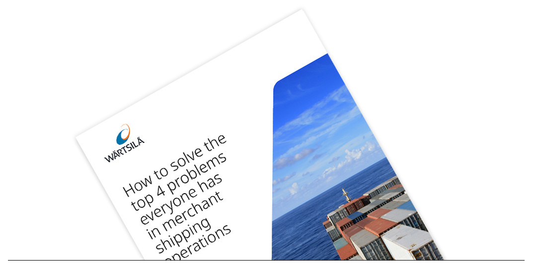 Cover BWP How to solve the top 4 problems everyone has in merchant shipping operations