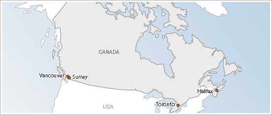 Canada map