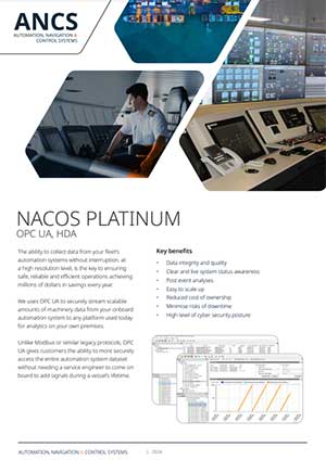 NACOS Connect OPC UA brochure