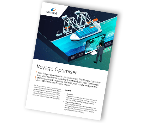 Voyage optimiser flyer cover