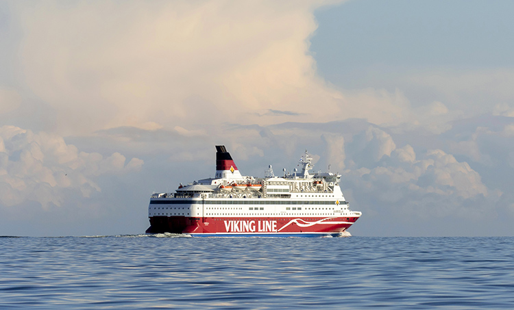 Viking Gabriella at sea